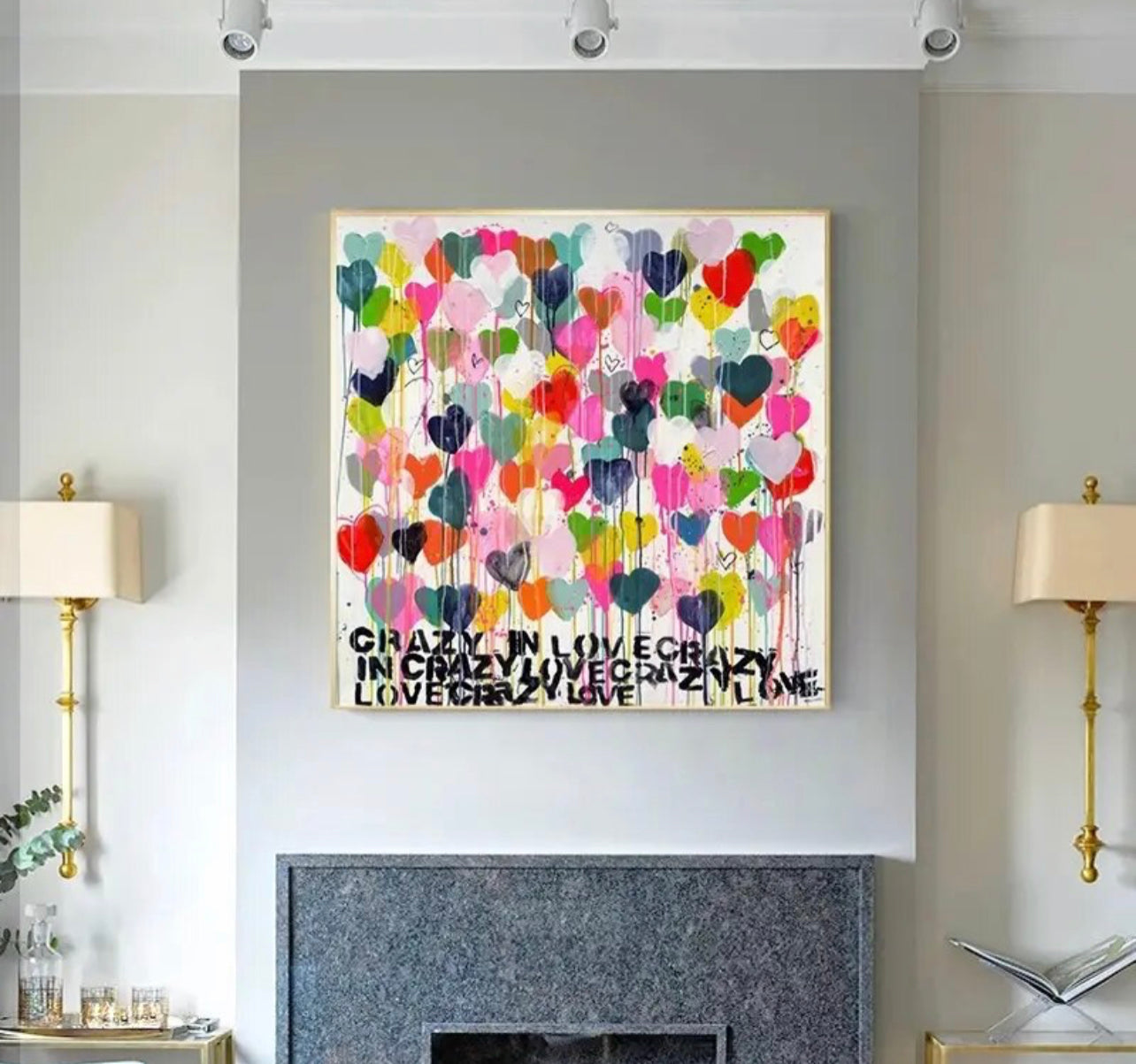 Crazy in Love Canvas Print