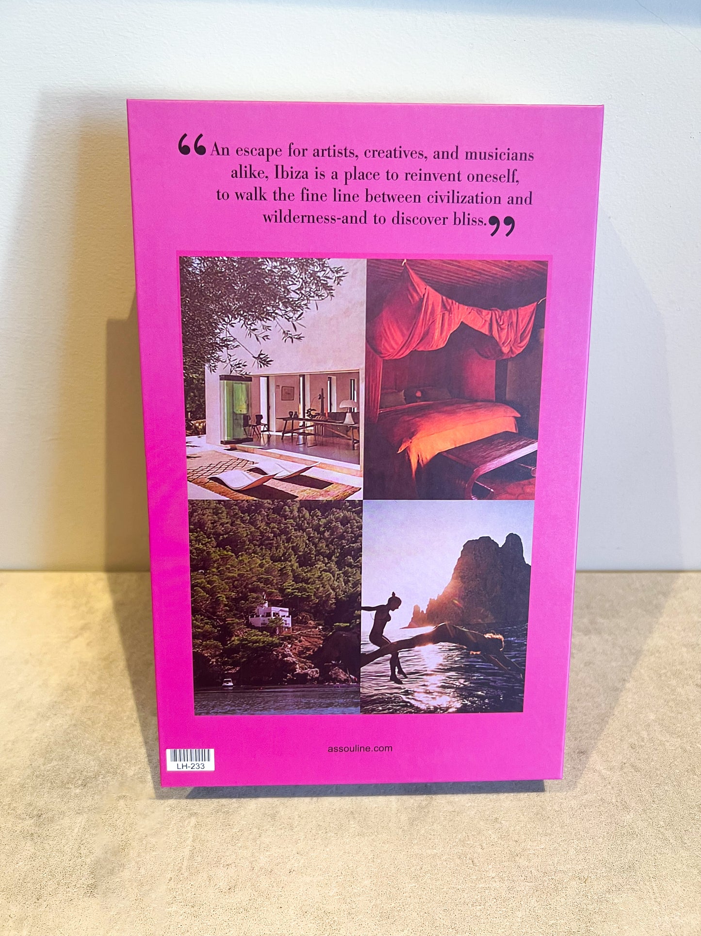 Hot Pink Ibiza Openable Book Box For Storage