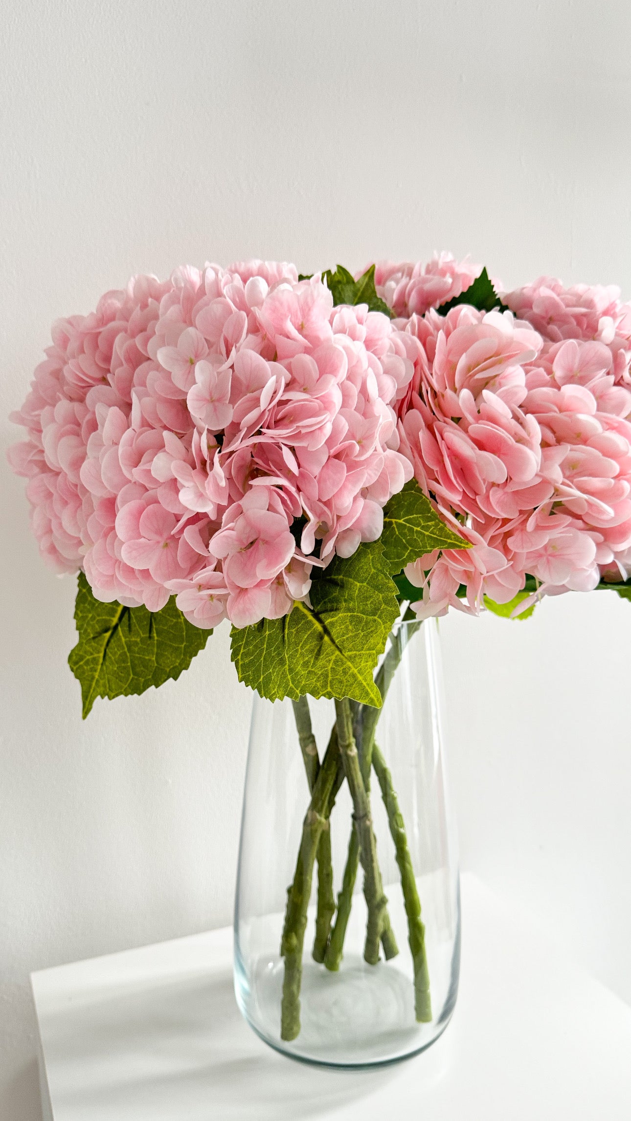 Pink Statement Faux Hydrangeas