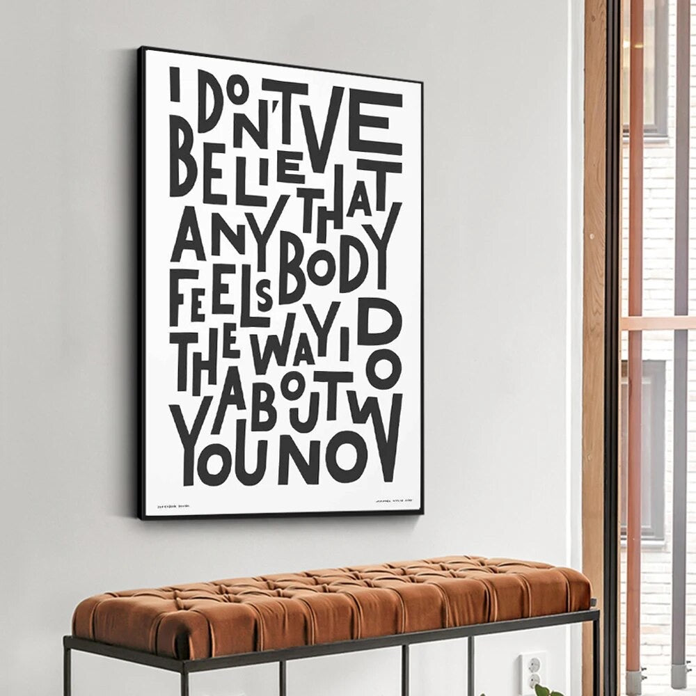 Lyric Cotton Canvas Print
