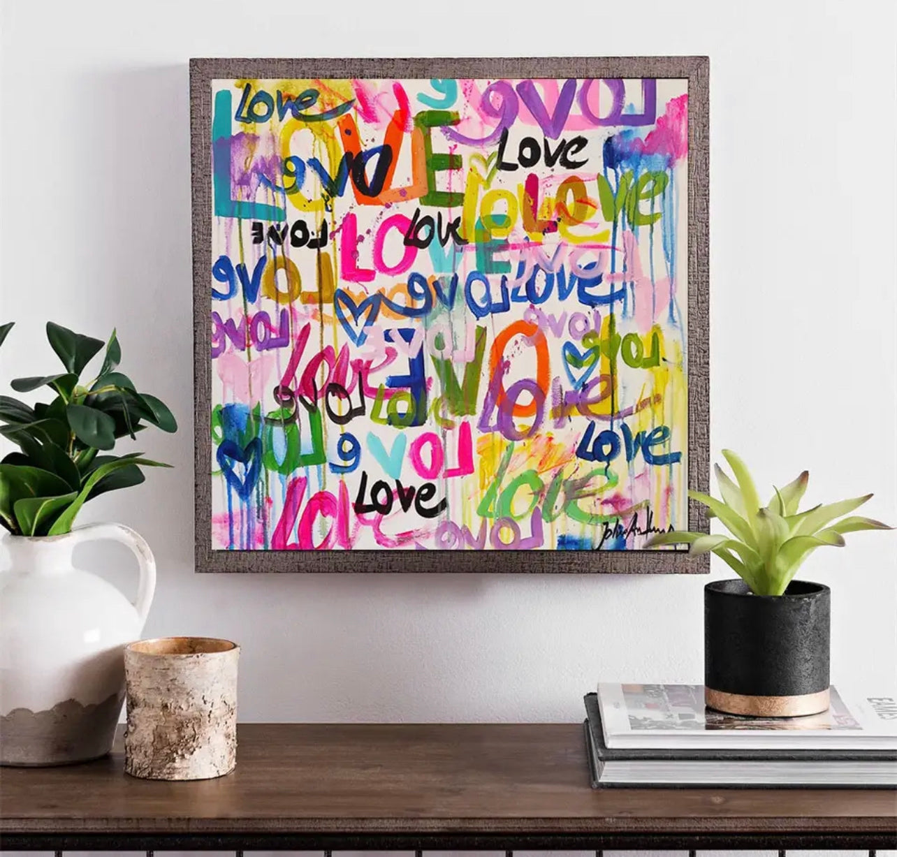 LOVE Cotton Canvas