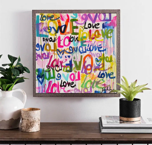 LOVE Cotton Canvas