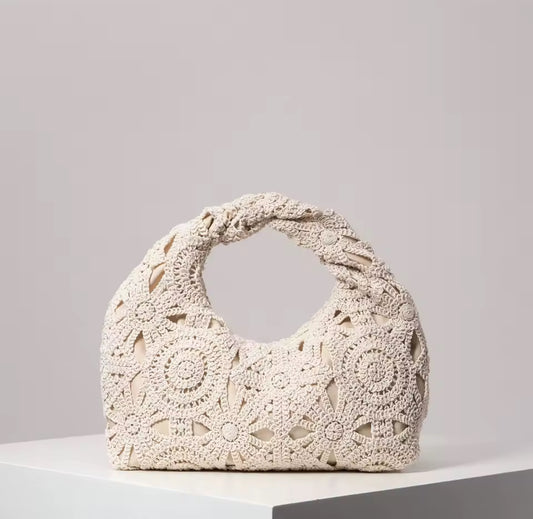 Ivory Woven Bag