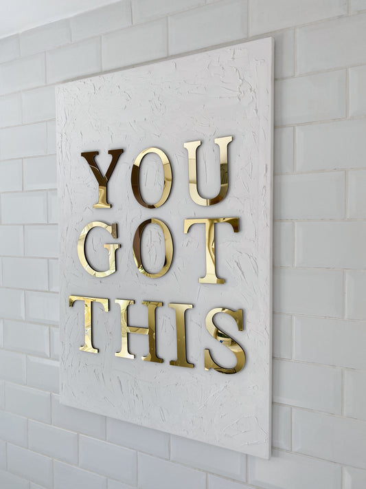 Ready to Hang YOU GOT THIS Canvas