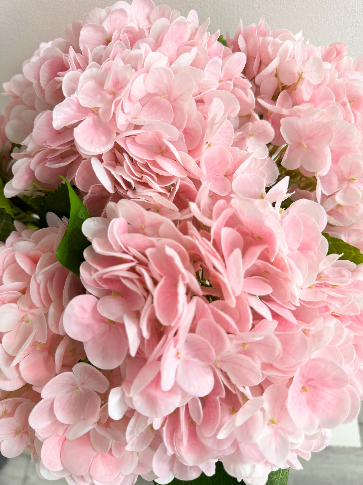 Pink Statement Faux Hydrangeas