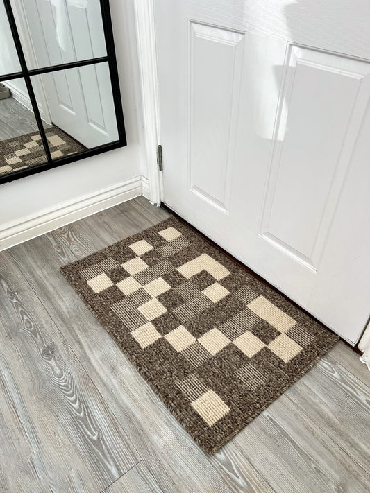 Beige Box Door Mat