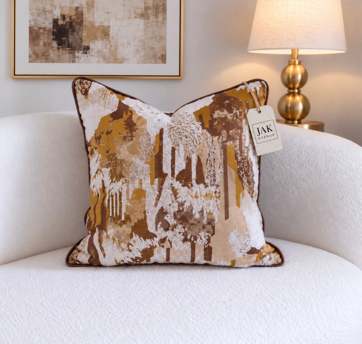 Gold and Bold Cushion Cover