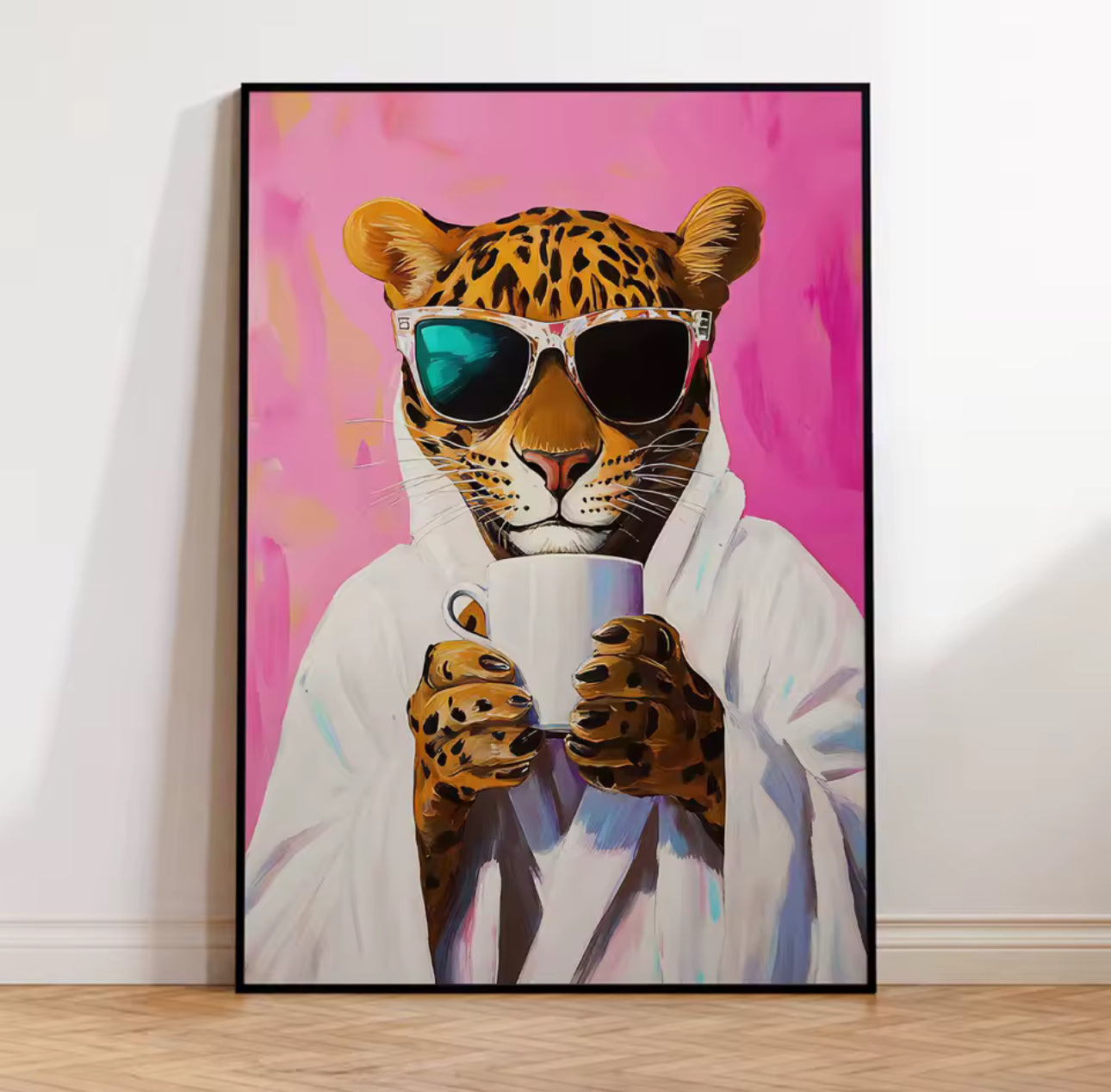 Cool Kitty Cotton Canvas Print
