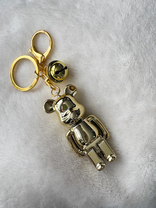 Gold Bear Bricks KeyRing