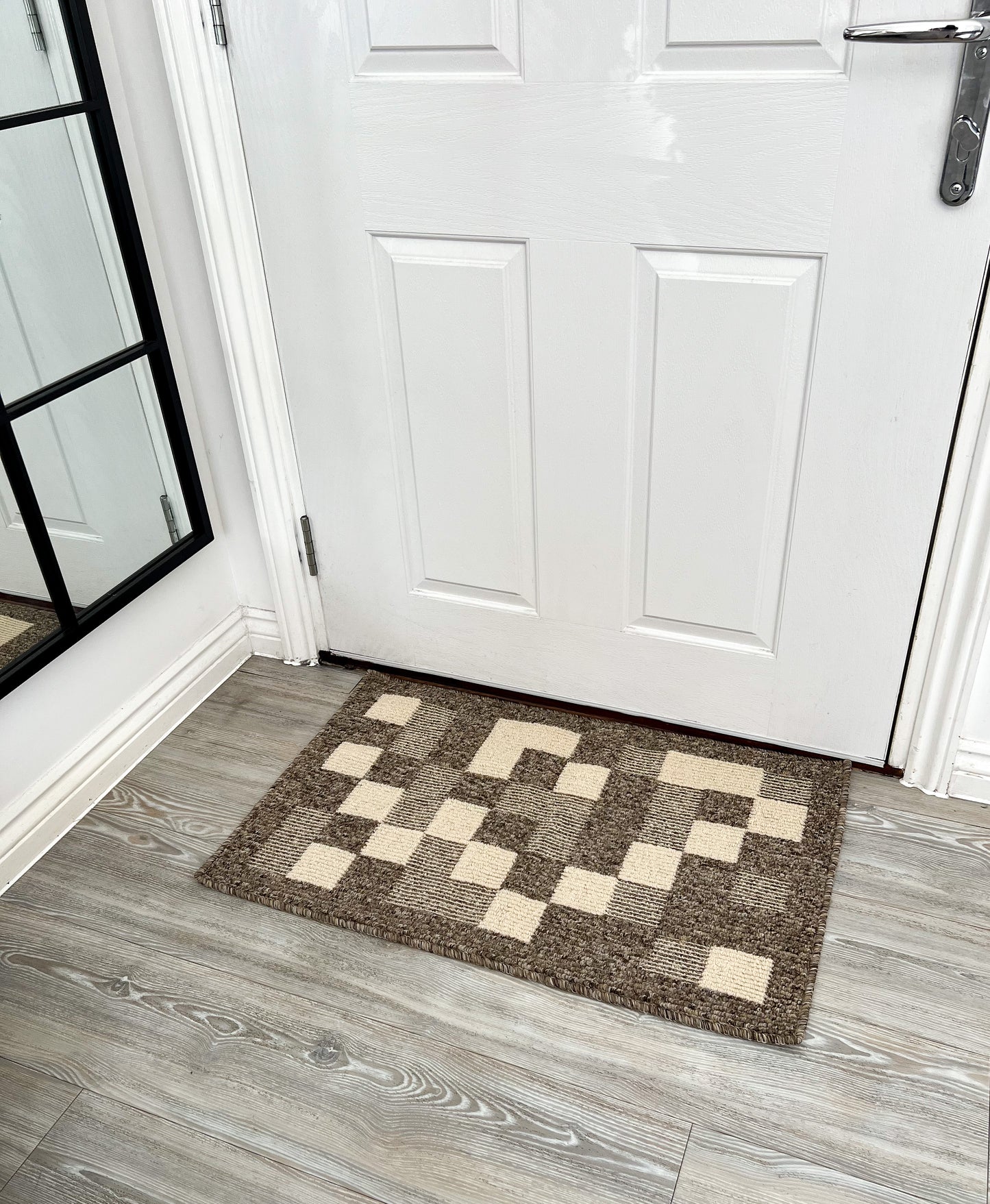 Beige Box Door Mat