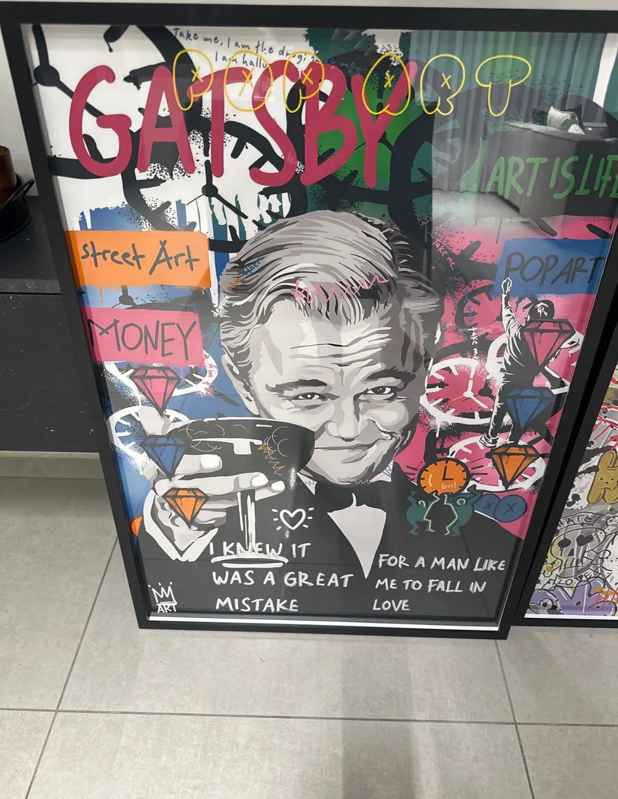 Gatsby Cotton Canvas Print