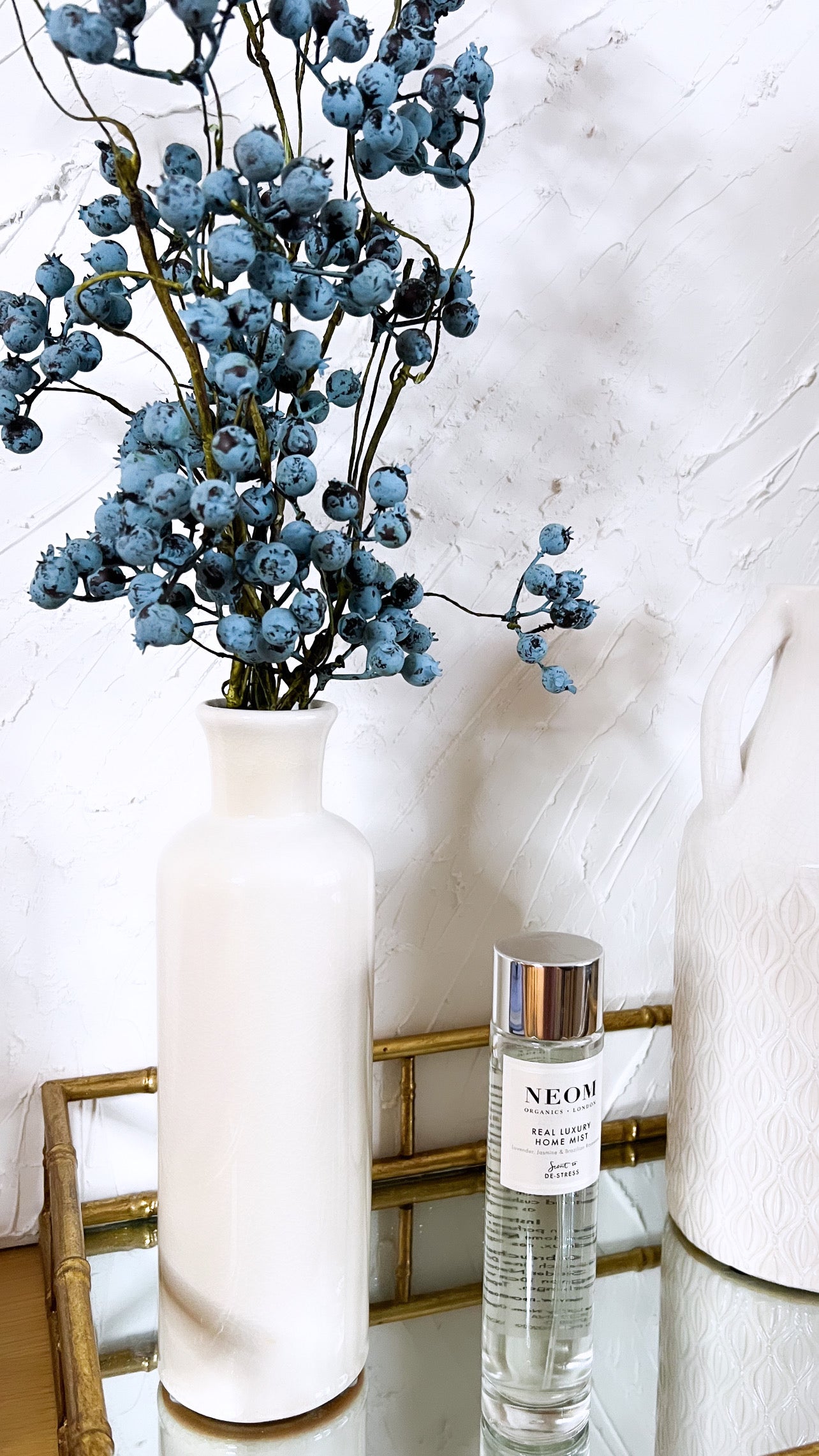 Luxury Blue Berries Home Decor