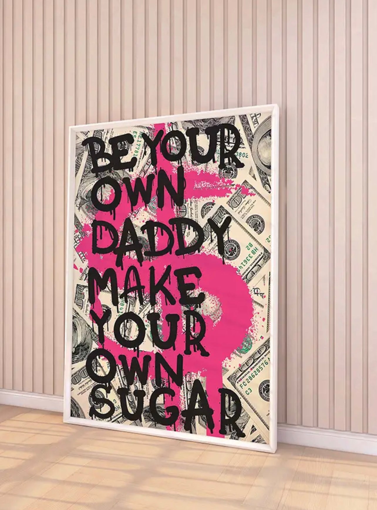 MAKE YOUR OWN SUGAR Cotton Canvas Print
