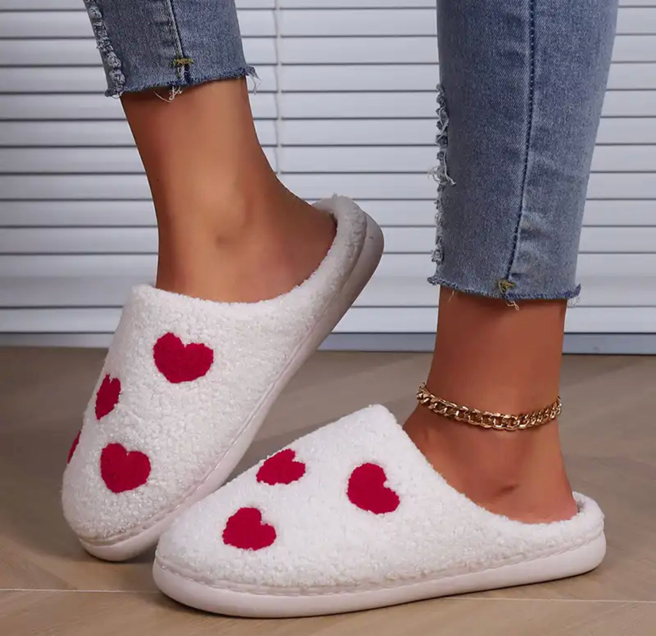 Love Heart Slippers
