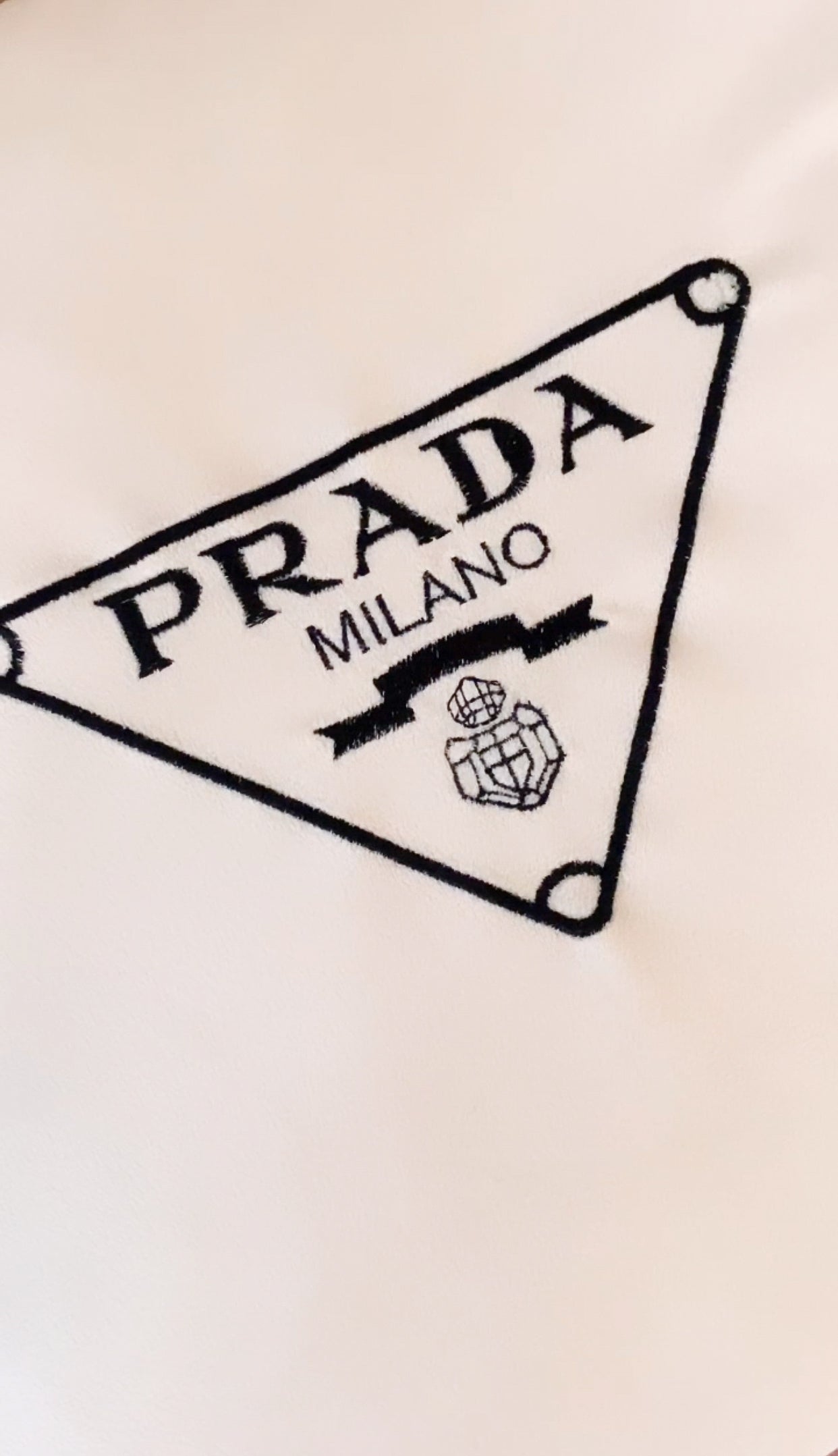 Cream and Black Milano Cushion Cover