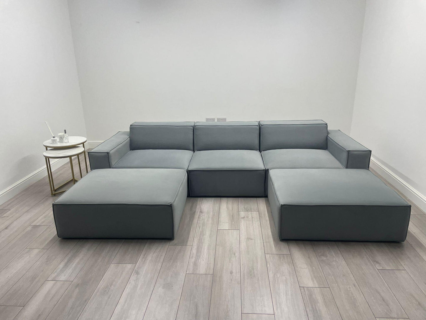 Grey Three Seater Sofa