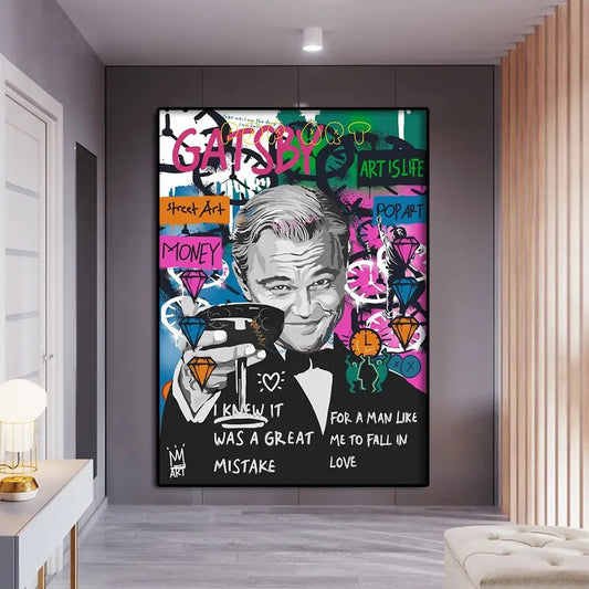 Gatsby Cotton Canvas Print