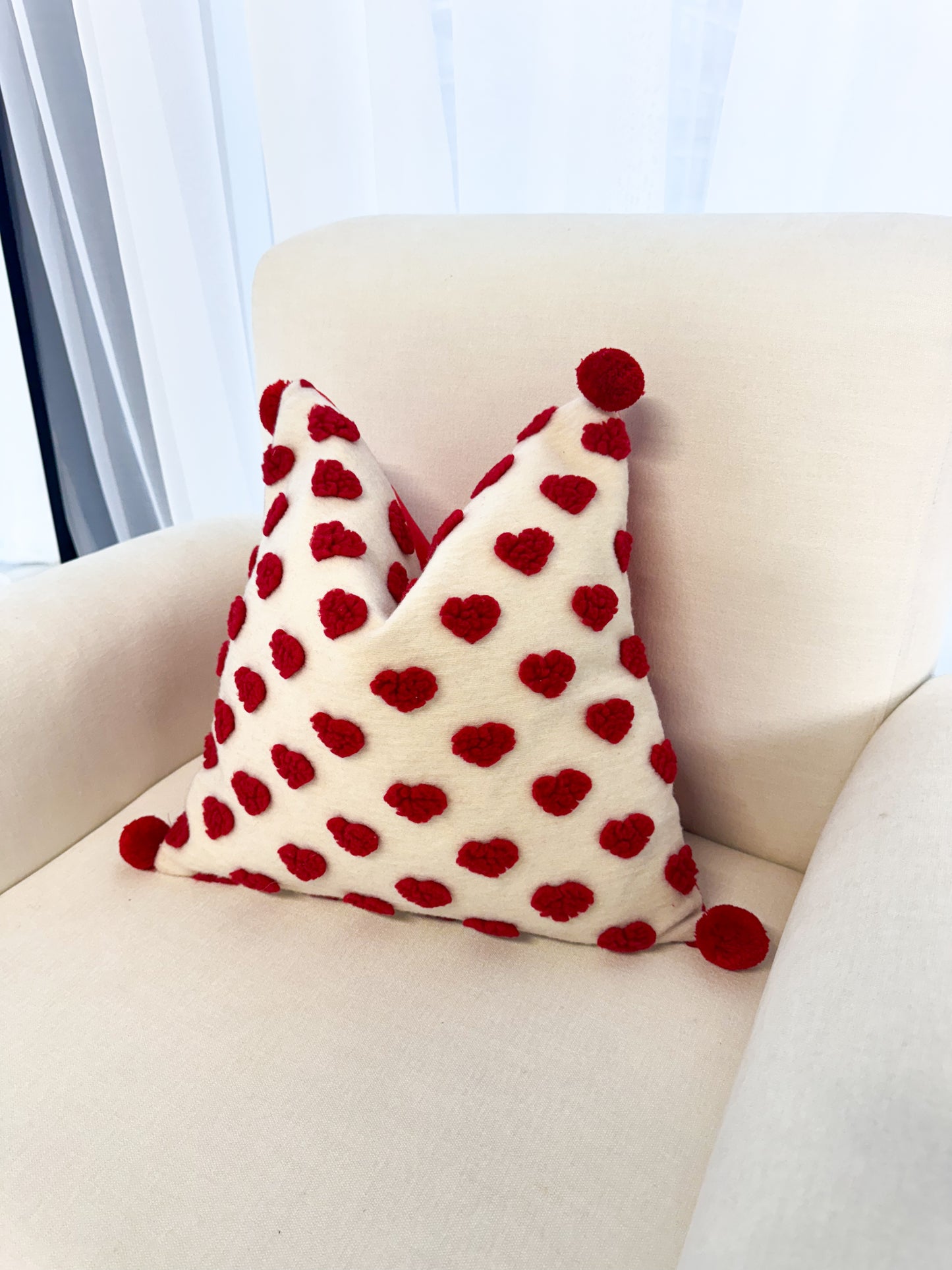 Love Heart Cushion Cover