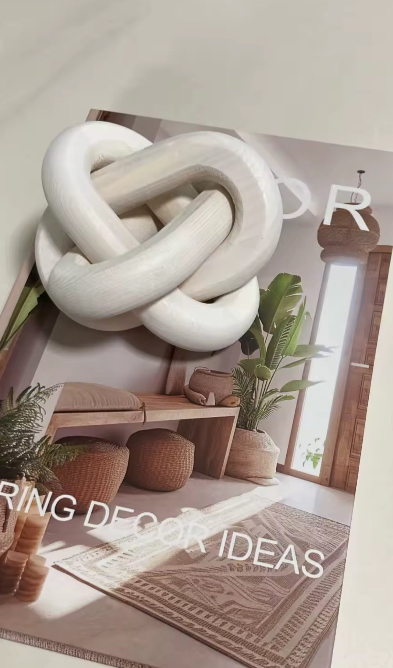 Pine Wood Knot Decor Link