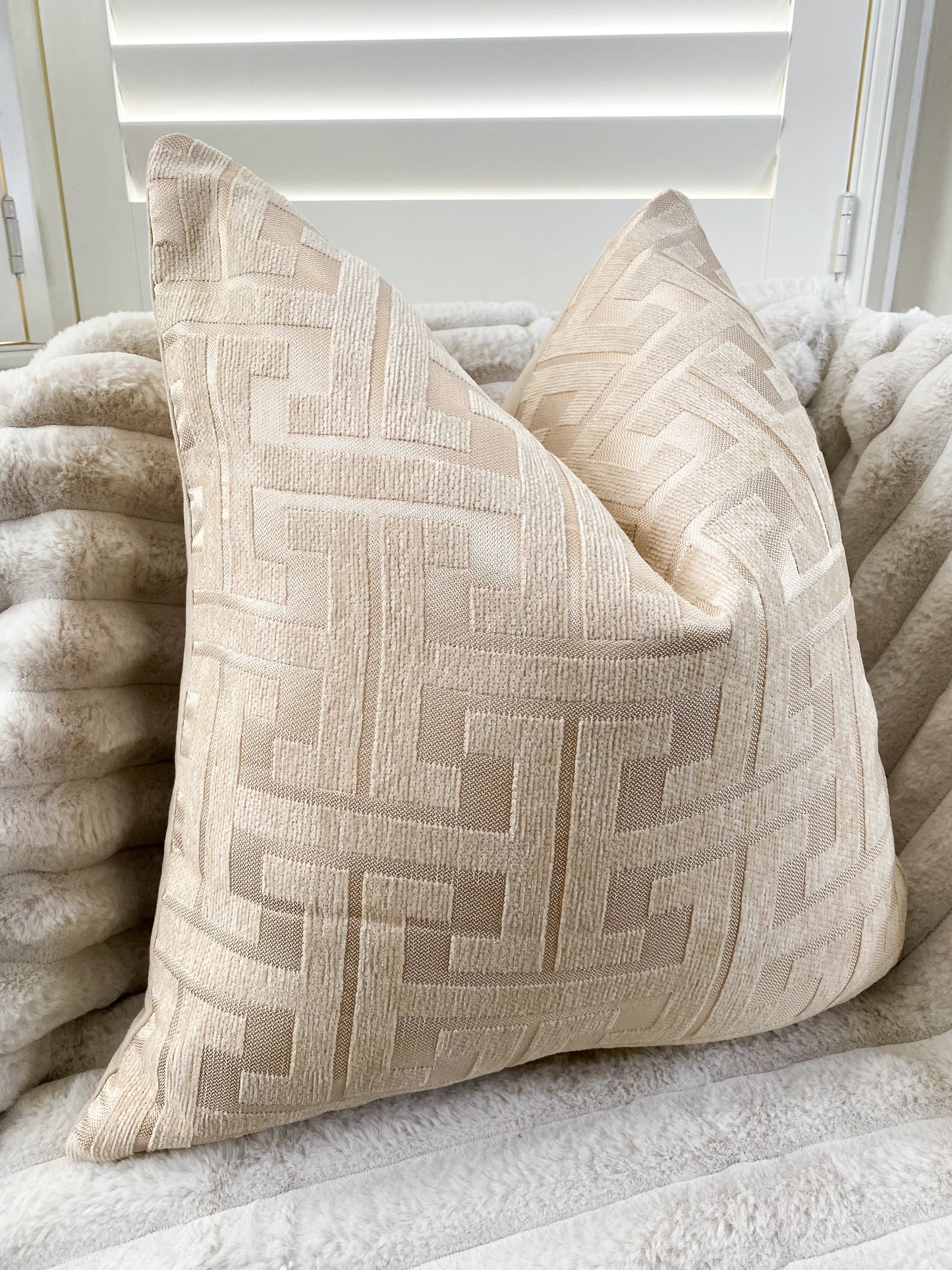 Soft Ivory Cushion Cover