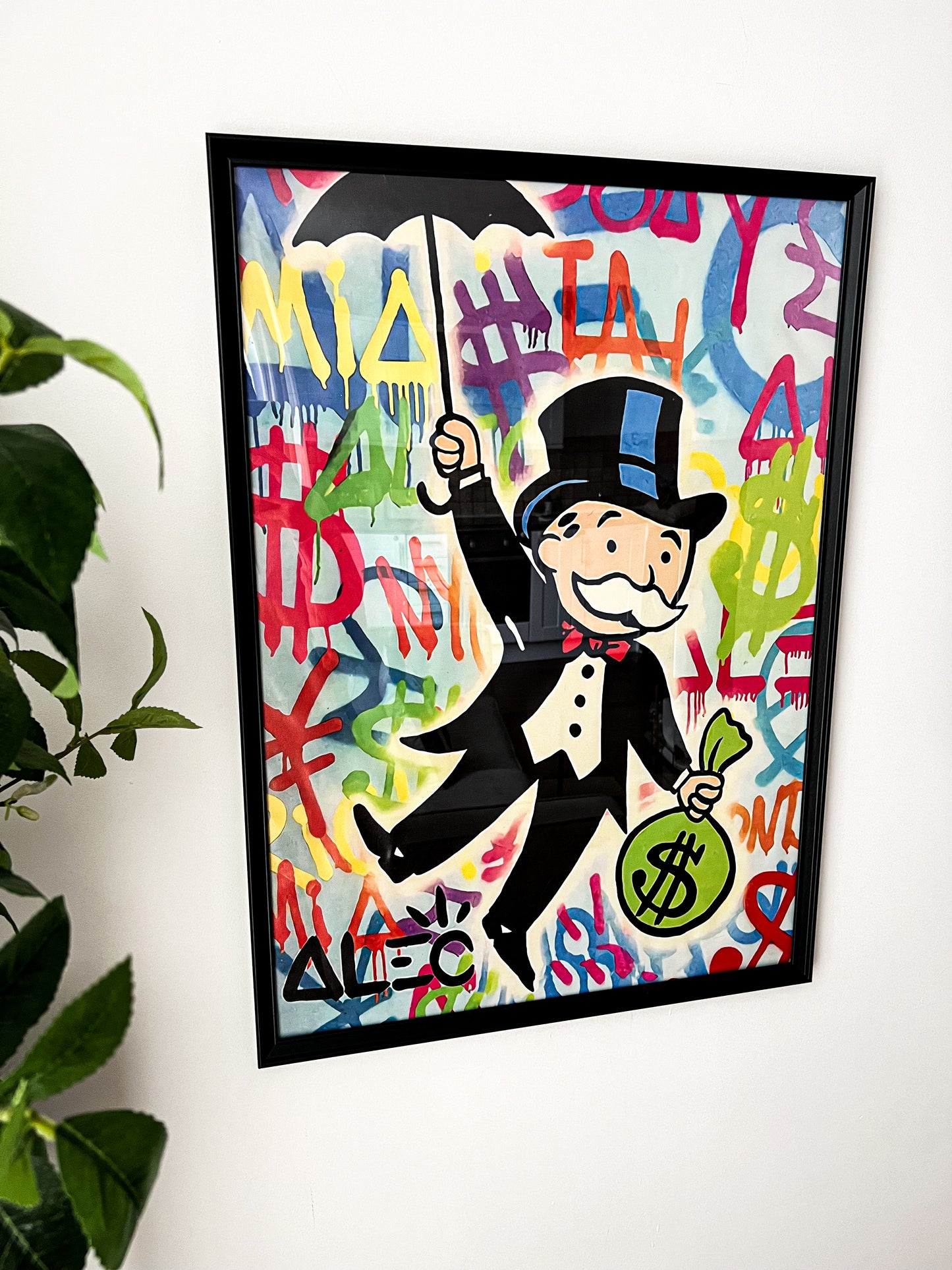 Monopoly Cotton Canvas Print