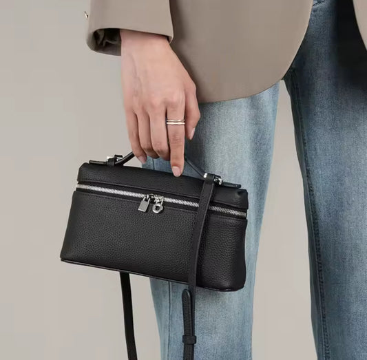 Mini Black Leather Bag