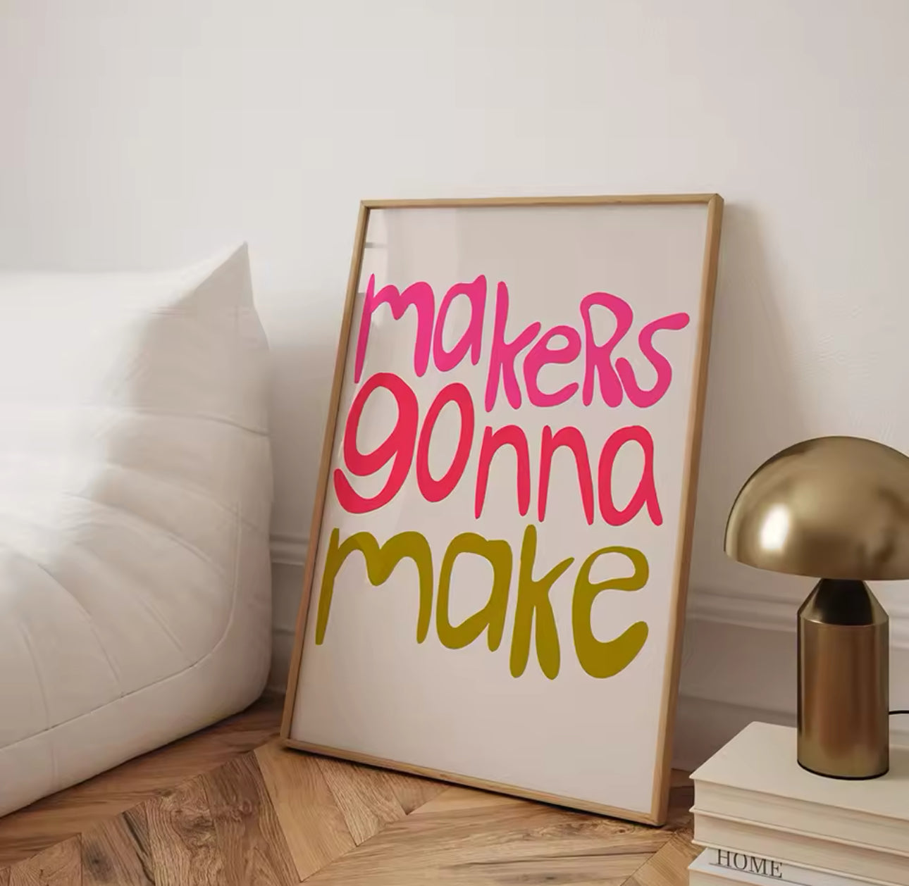 MAKER$ GONNA MAKE Cotton Canvas Print
