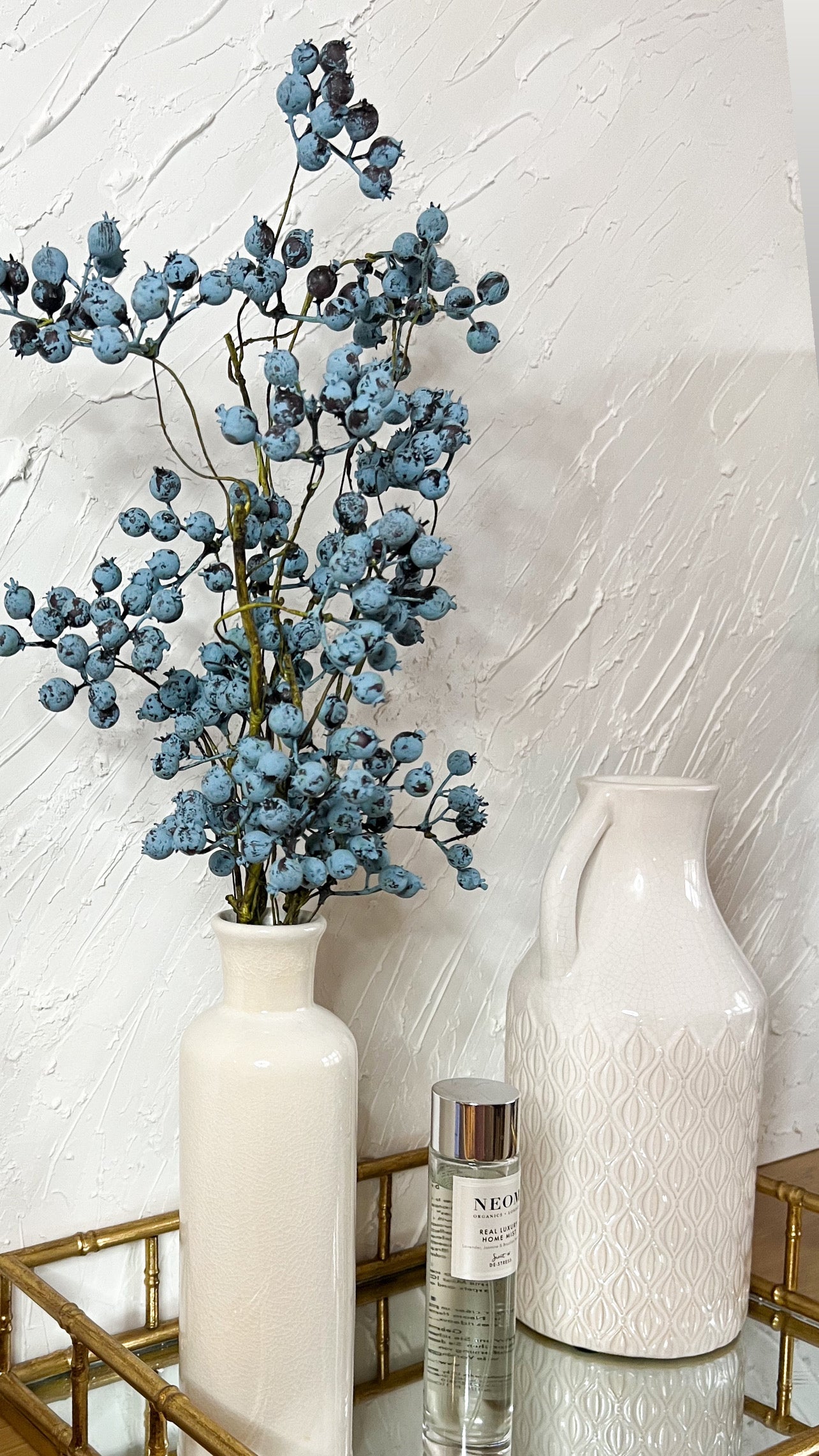 Luxury Blue Berries Home Decor