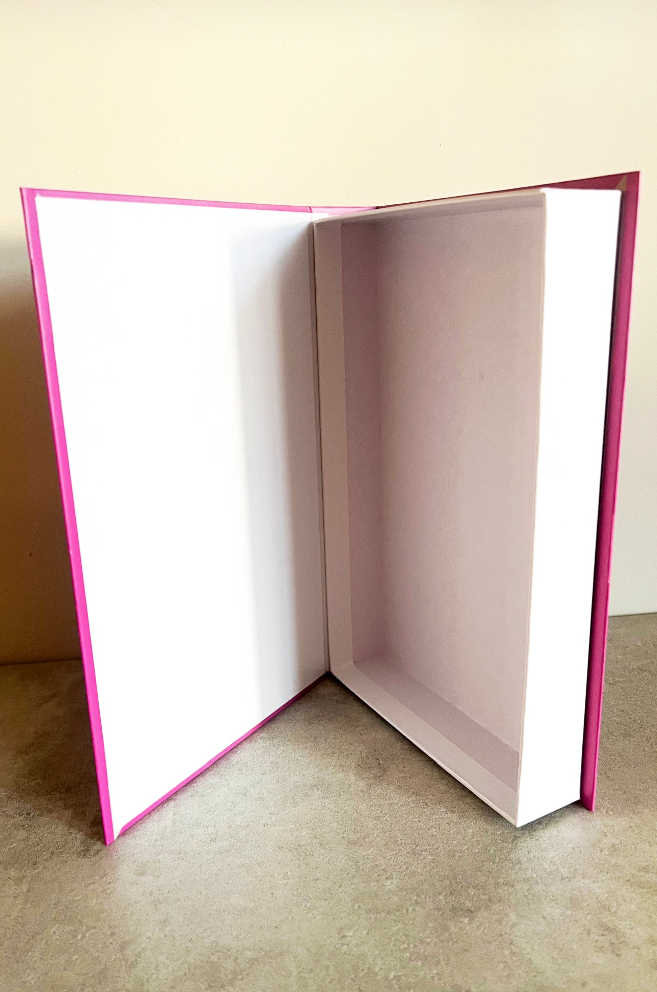 Hot Pink Ibiza Openable Book Box For Storage