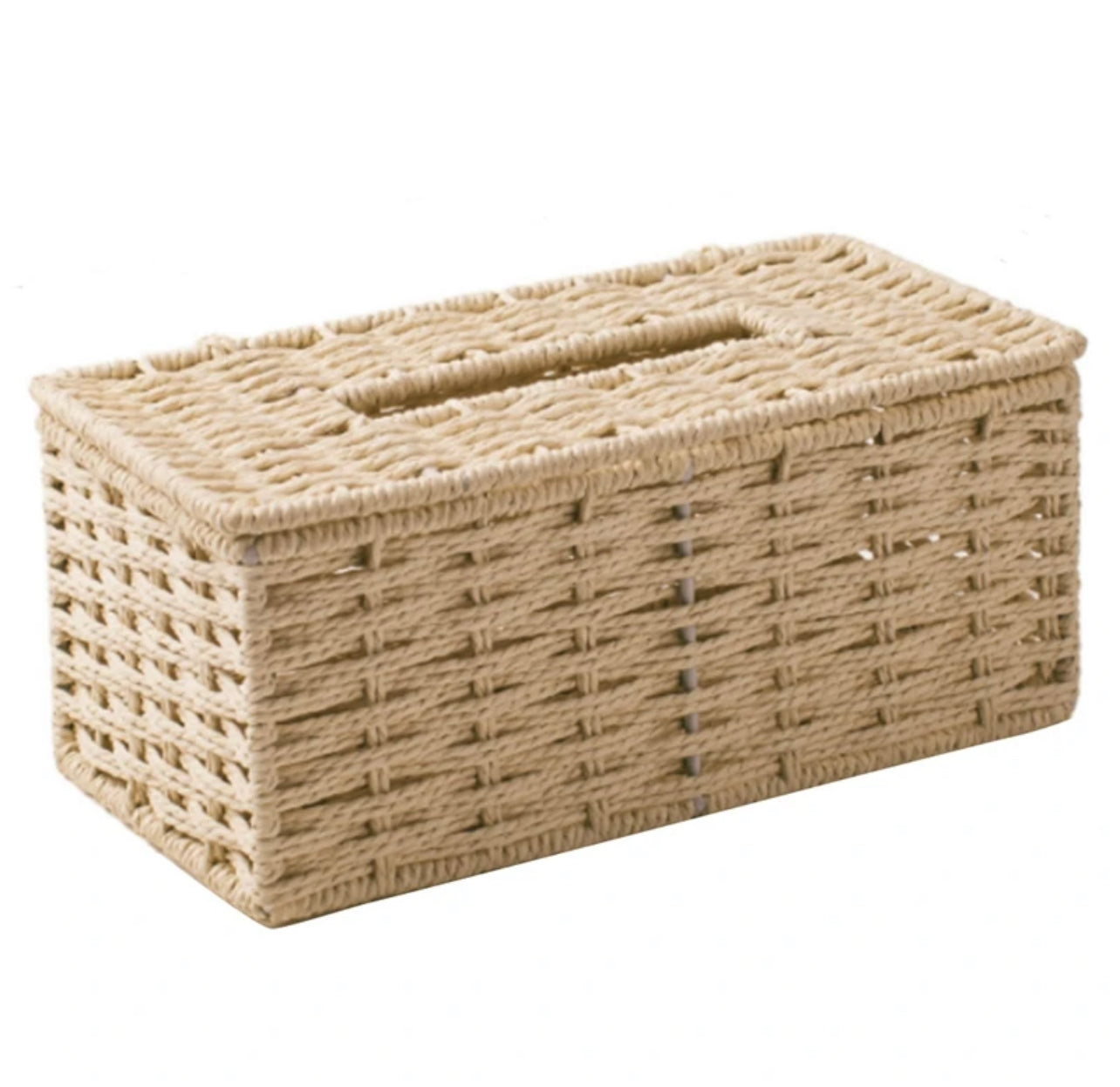 Rattan Tissue Holder