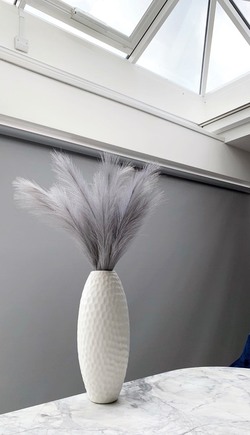 MESS FREE Grey 80cm Pampas Grass Bouquet