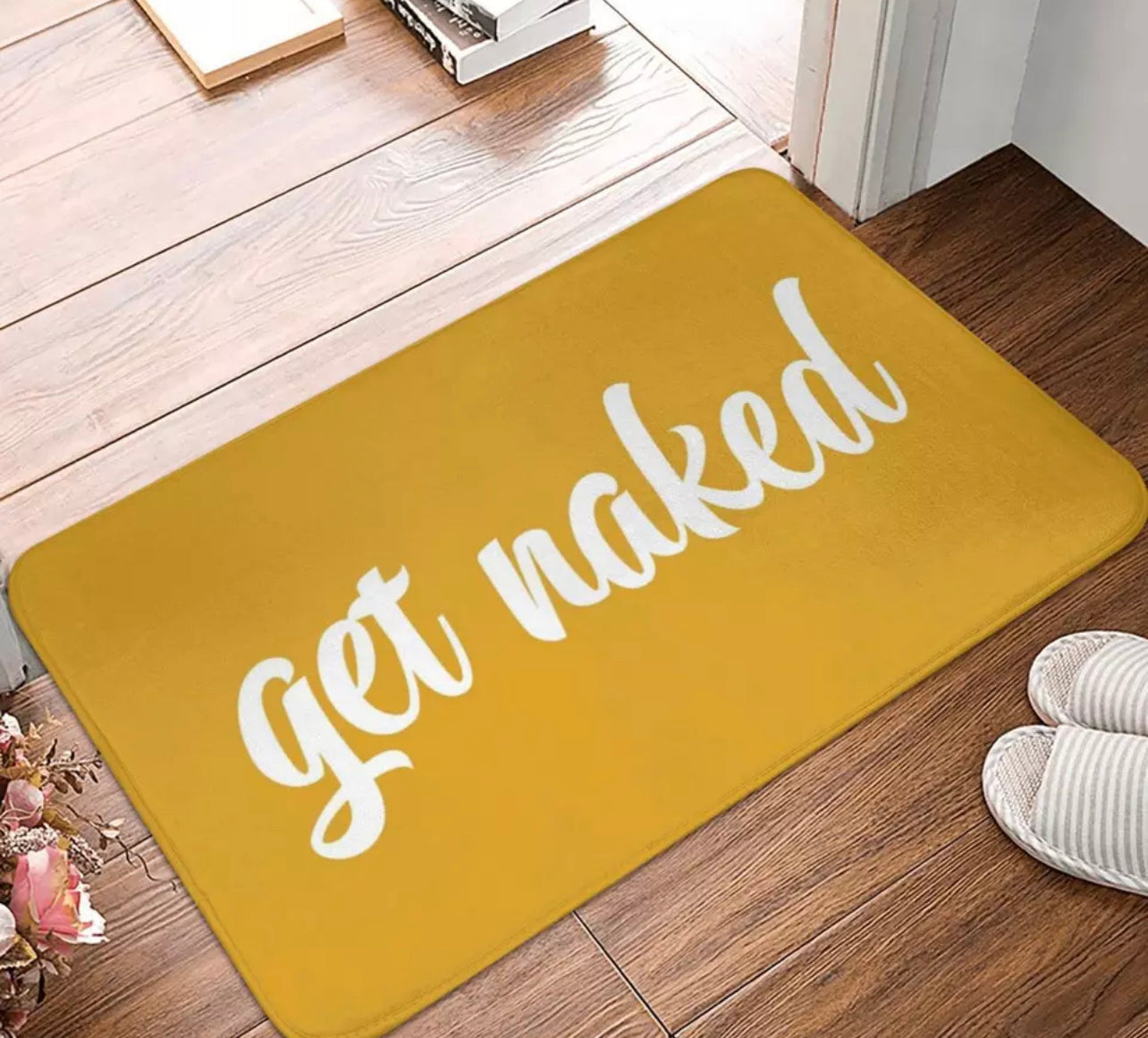 Mustard Get Naked Bath Mat