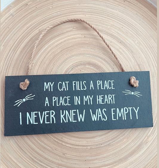 CAT hanging plaque / wall sign