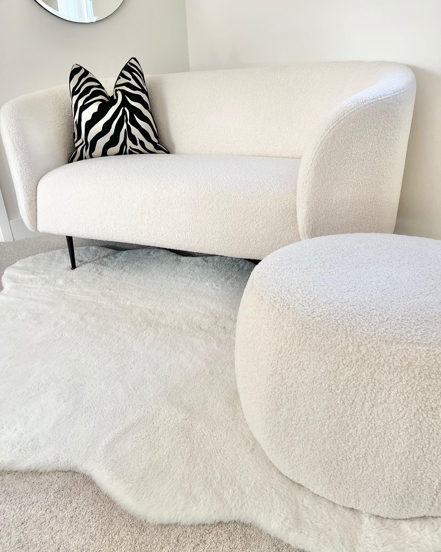 Duck Feather ZEBRA Cushion