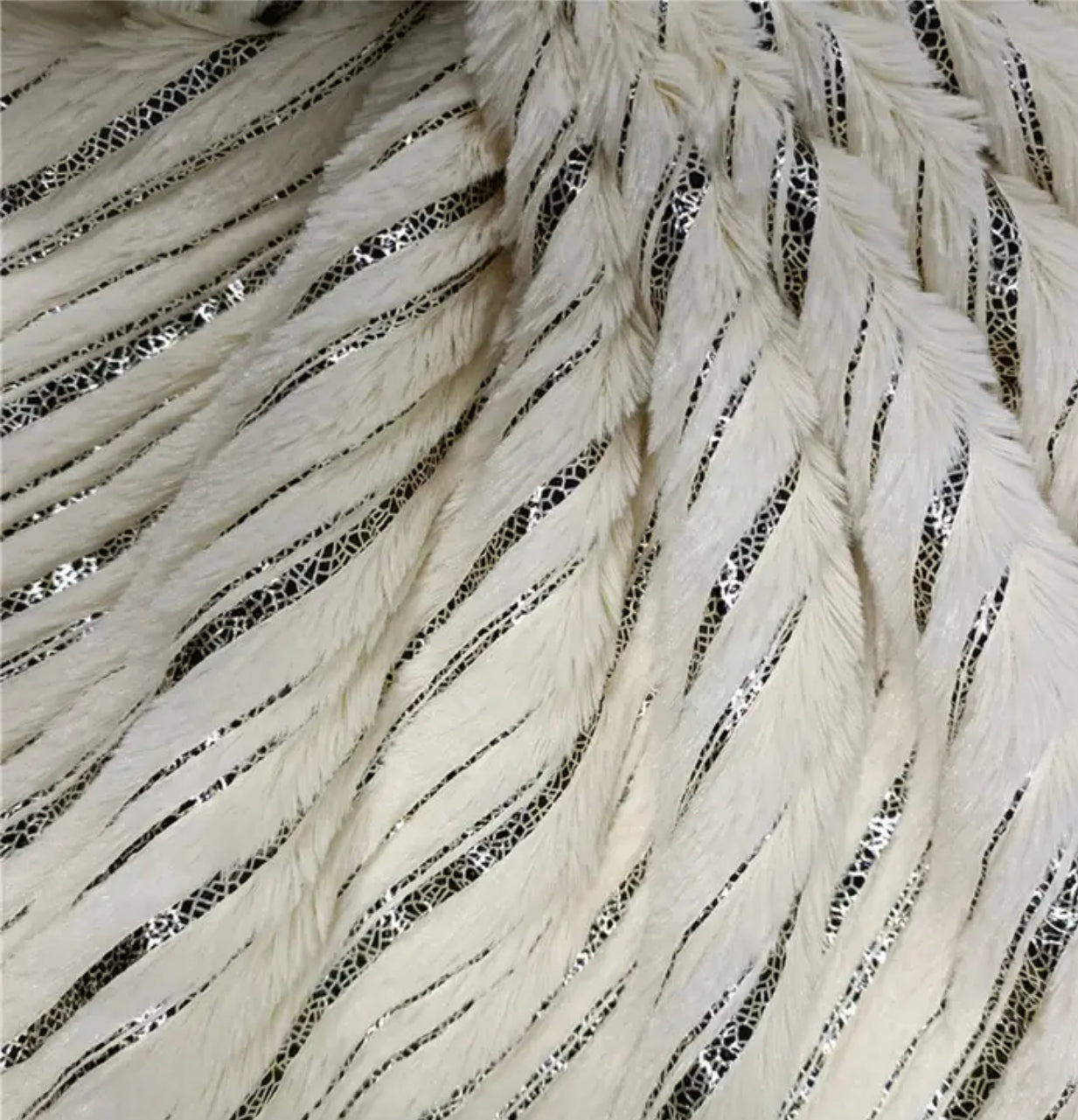 Duck Feather Plush Foil Printed Cushion