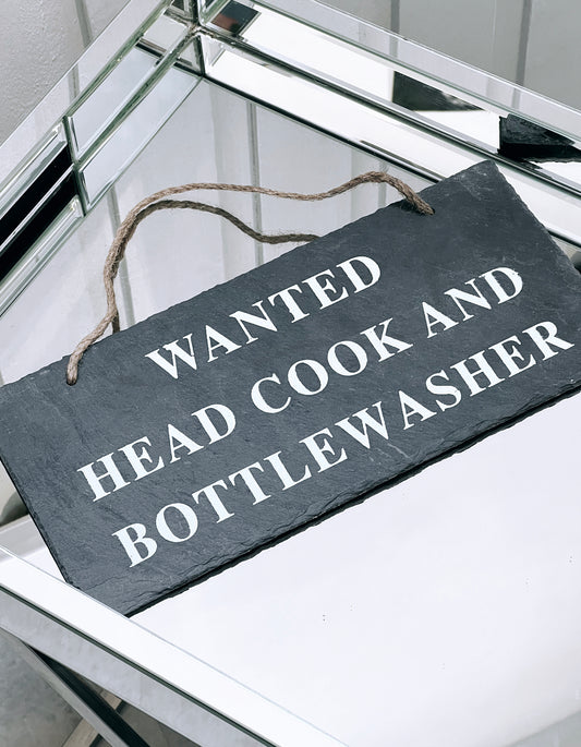Large Kitchen Slate Plaque