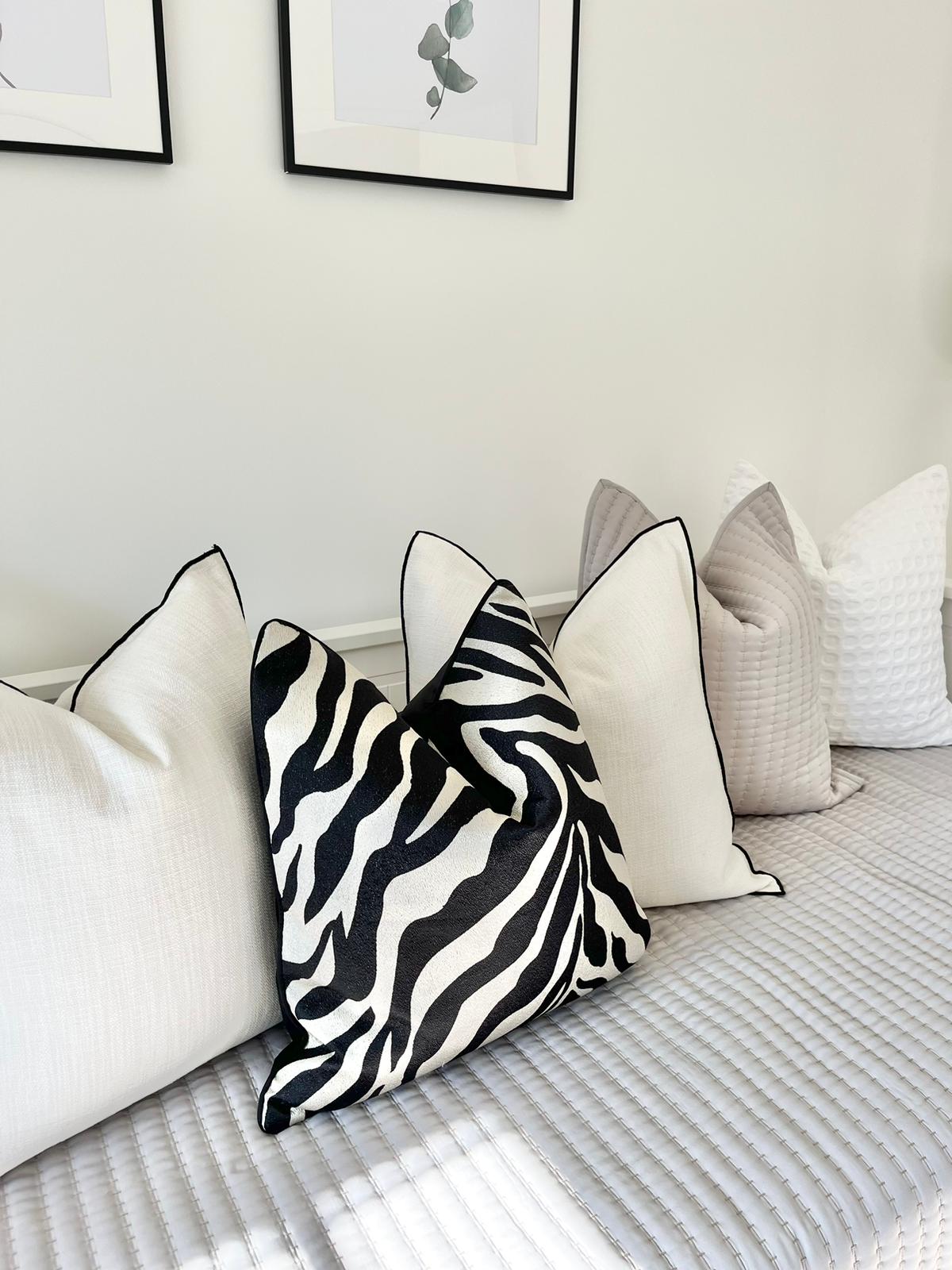Duck Feather ZEBRA Cushion