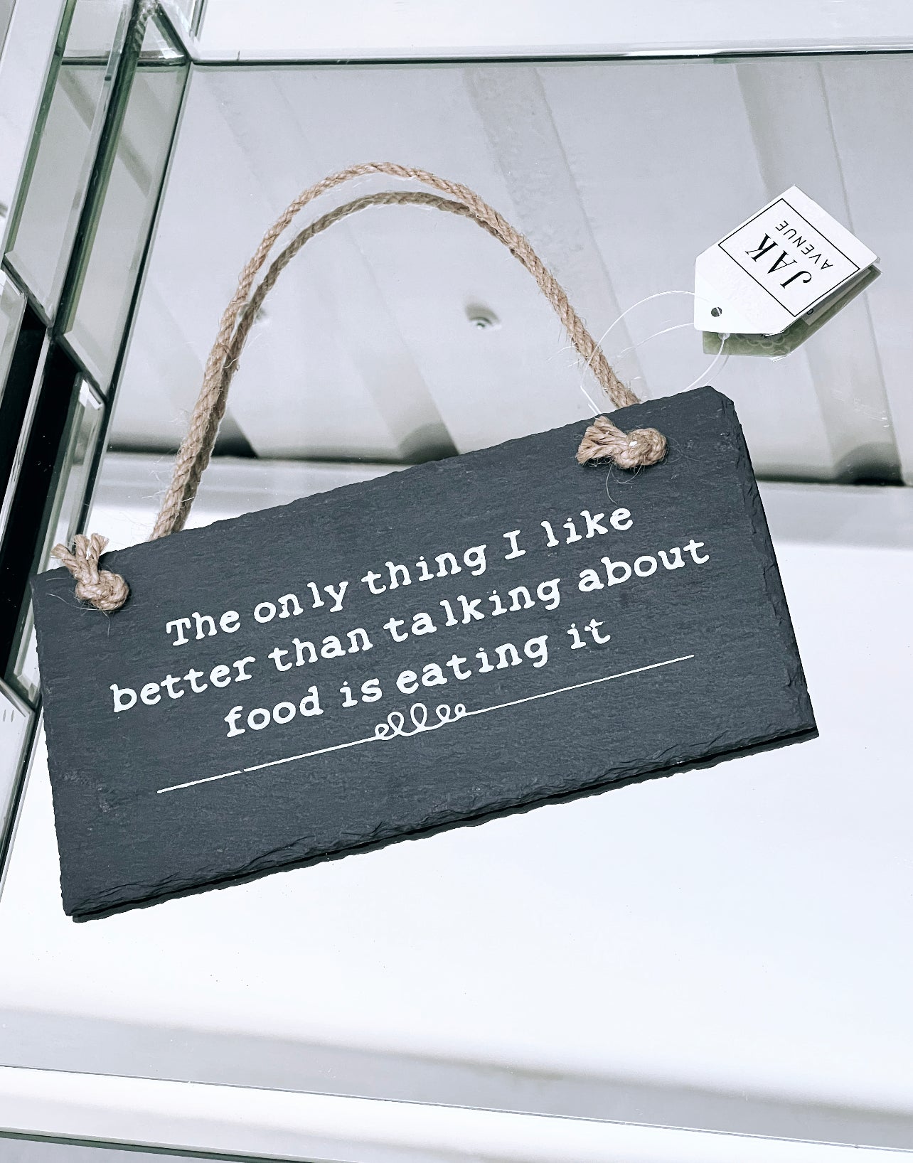 Slogan Slate Plaque