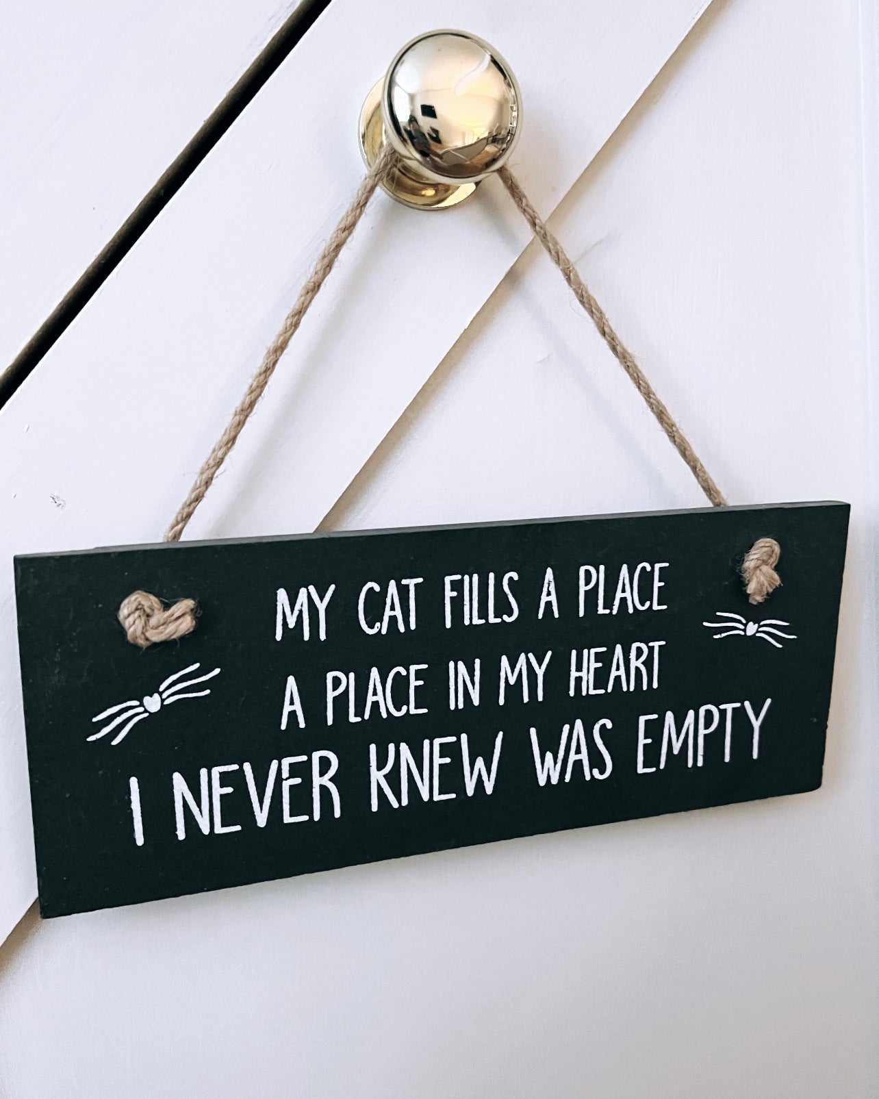CAT hanging plaque / wall sign