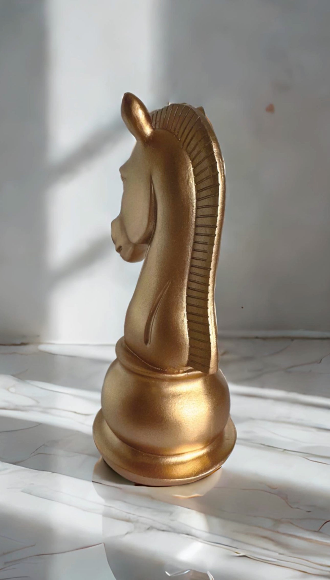 Golden Horse Chess Piece Ornament