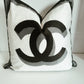 Black and White CC Cushion Cover