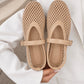 Mesh Mary Jane Ballet Flats
