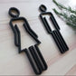 Man & Woman Toilet Door Sign