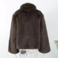 Brown Bear Faux Fur Coat