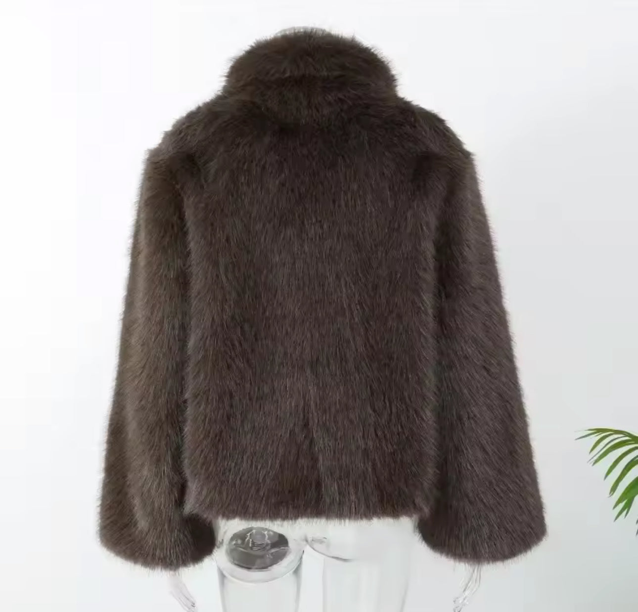 Brown Bear Faux Fur Coat