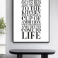 Morning Motivation Lyric Cotton Canvas Print