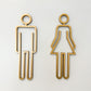 Man & Woman Toilet Door Sign