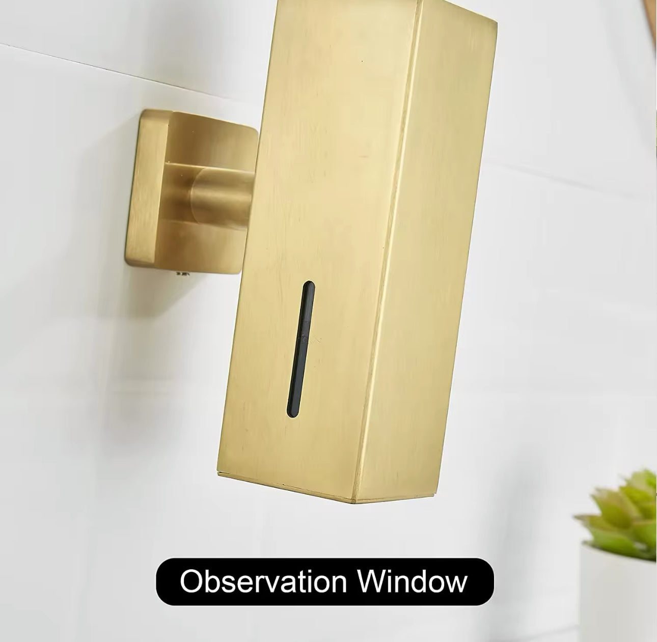 Brushed Gold Mounted Soap Dispenser