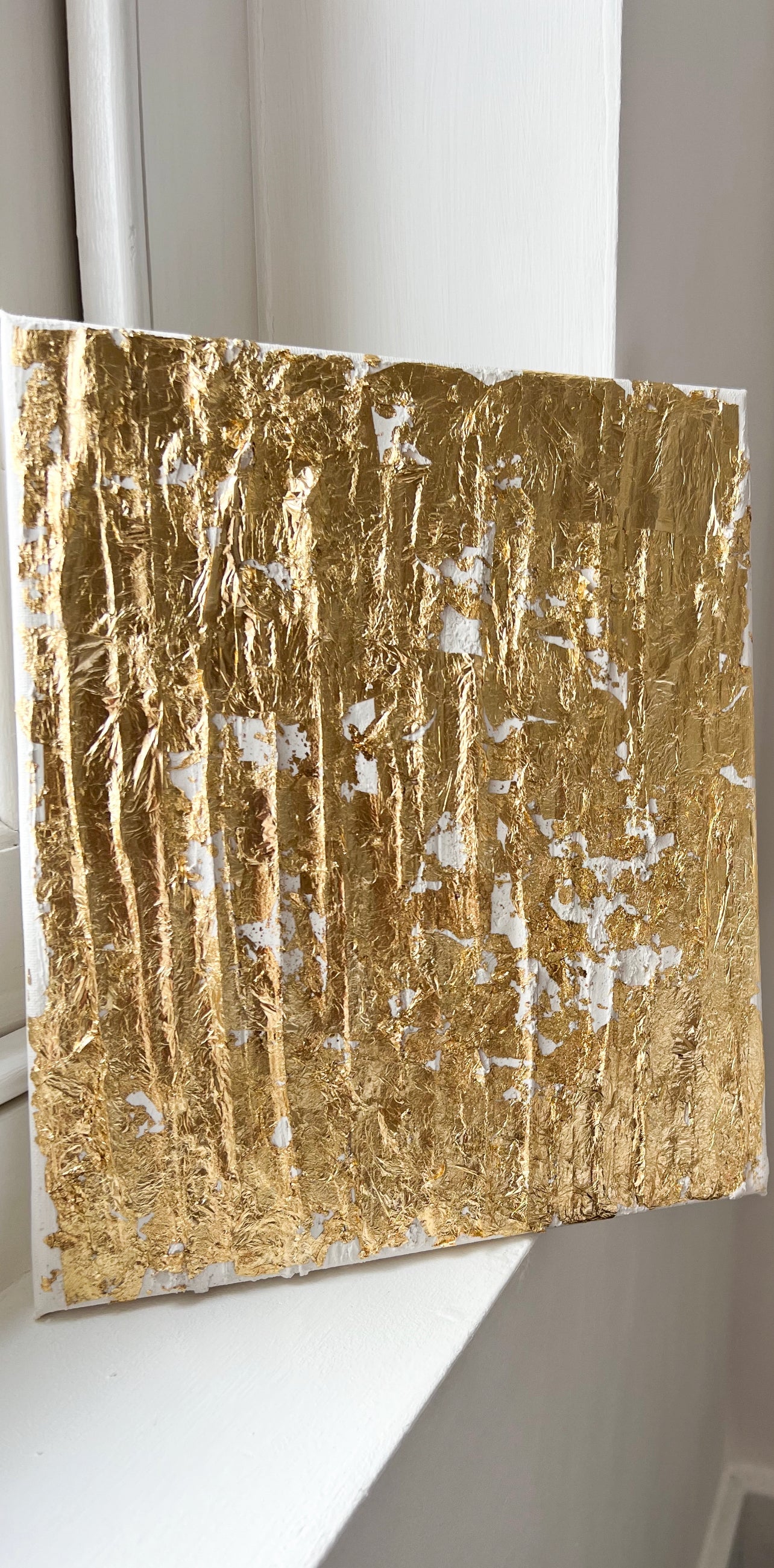 Textured Art Gold Design Canvas