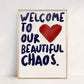 Welcome Cotton Canvas Picture